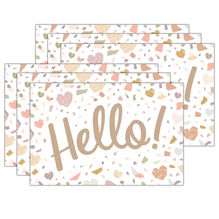 Teacher Created Resources Terrazzo Tones Hello Postcards, 180PK 7224